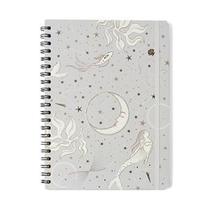 Caderno Espiral Astral Pautado 20X28 Maré Off White 80 Fls