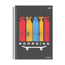 Caderno Espiral Be Strong - Skate - 240 folhas - São Domingos