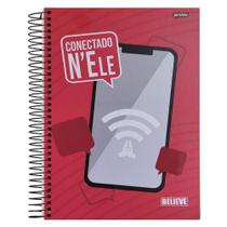 Caderno Espiral Believe Univer 15 Matérias 240 Folhas Jandaia - JANDAIA