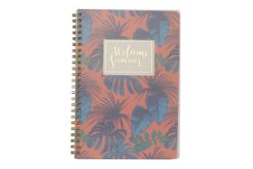 Caderno Espiral c/ Capa Pautado A5 Welcome Summer Bee Unique