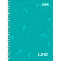 Caderno Espiral Capa Dura 1/4 80 Folhas Lunix TILIBRA