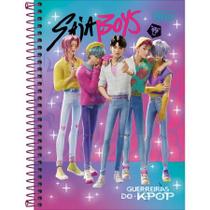 Caderno Espiral Capa Dura 1/4 Guerreiras do K-Pop 80 Folhas Caderno Espiral Capa Dura 1/4 Guerreiras do K-Pop 80 Folhas