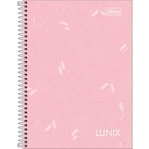 Caderno Espiral Capa Dura 1/4 Lunix 160 Folhas