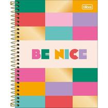 Caderno Espiral Capa Dura 1 Matéria 80 Fls Be Nice - Tilibra