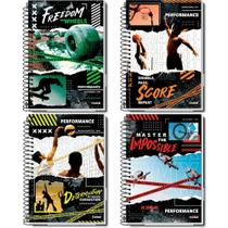 Caderno Espiral Capa Dura 1 Matéria - 80 Folhas - Performance - Credeal Caderno Espiral Capa Dura 1 Matéria - 80 Folhas - Performance - Credeal