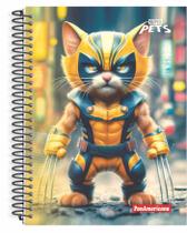 Caderno Espiral Capa Dura 10 Matérias 160 Folhas Super Pets Caderno Espiral Capa Dura 10 Matérias 160 Folhas Super Pets