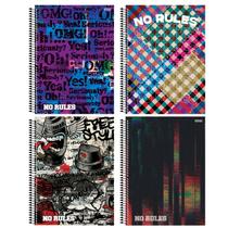Caderno Espiral Capa Dura 10x1 - 160 Folhas - No Roles - São Domingos