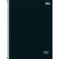 Caderno espiral capa dura 16 matérias Zip preto 256 folhas Tilibra Caderno espiral capa dura 16 matérias Zip preto 256 folhas Tilibra