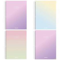 Caderno Espiral Capa Dura 1x1 - 80 Folhas - Clean - Animativa Caderno Espiral Capa Dura 1x1 - 80 Folhas - Clean - Animativa