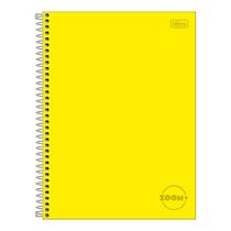 Caderno Espiral Capa Dura 1x1 - 96 Folhas - Zoom Amarelo - Tilibra