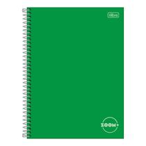 Caderno Espiral Capa Dura 1x1 - 96 Folhas - Zoom Verde - Tilibra