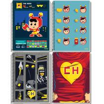 Caderno Espiral Capa Dura - 1x1 - Chapolin Light - 80 Folhas - Credeal Caderno Espiral Capa Dura - 1x1 - Chapolin Light - 80 Folhas - Credeal
