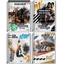 Caderno Espiral Capa Dura - 1x1 - Performance - 96 Folhas - Credeal