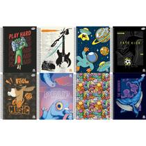 Caderno Espiral Capa Dura 20x1 - 400 Folhas - Kbom - Animativa