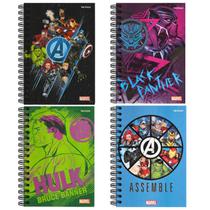 Caderno Espiral Capa Dura - 80 Folhas - Avengers - StarSchool Caderno Espiral Capa Dura - 80 Folhas - Avengers - StarSchool