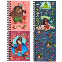 Caderno Espiral Capa Dura - 80 Folhas - Moana - StarSchool