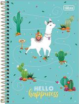 Caderno Espiral Capa Dura 80F Hello CP01 Tilibra