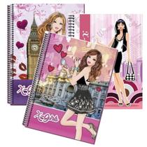 Caderno Espiral Capa Dura 96 fl Universitário Escolar 1 unid