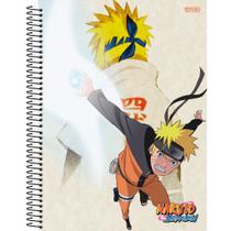 Caderno Espiral Capa Dura Anime Naruto 10 matérias 160fls