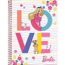 Caderno Espiral Capa Dura Barbie 80 Folhas Foroni
