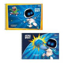 Caderno espiral capa dura cartografia 80 folhas Astro Bot - Tilibra Caderno espiral capa dura cartografia 80 folhas Astro Bot - Tilibra
