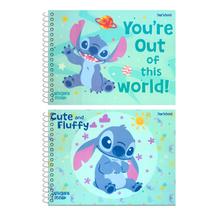 Caderno Espiral Capa Dura Cartografia 80 Folhas - Stitch - Starschool Caderno Espiral Capa Dura Cartografia 80 Folhas - Stitch - Starschool