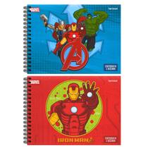 Caderno Espiral Capa Dura Cartografia e Desenho - 80 Folhas - Marvel Avengers - StarSchool UNICA Caderno Espiral Capa Dura Cartografia e Desenho - 80 Folhas - Marvel Avengers - StarSchool UNICA
