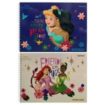 Caderno Espiral Capa Dura Cartografia e Desenho - 80 Folhas - Princesas Disney - StarSchool UNICA Caderno Espiral Capa Dura Cartografia e Desenho - 80 Folhas - Princesas Disney - StarSchool UNICA