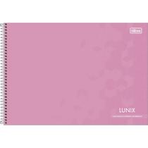 Caderno Espiral Capa Dura Cartografia e Desenho Milimetrado Lunix 60 Folhas (Pacote com 4 unidades) - Sortido