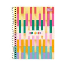Caderno Espiral Capa Dura Colegial 10 Matérias Be Nice 160 Folhas Tilibra 3586 Caderno Espiral Capa Dura Colegial 10 Matérias Be Nice 160 Folhas Tilibra 3586
