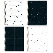 Caderno Espiral Capa Dura Colegial 10 Matérias - West Village - 160 Folhas Capas Sortidas - Tilibra Caderno Espiral Capa Dura Colegial 10 Matérias - West Village - 160 Folhas Capas Sortidas - Tilibra