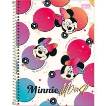 Caderno Espiral Capa Dura Connect Minnie 80 Folhas Tilibra