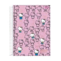 Caderno Espiral Capa Dura Hello Kitty 160 Folhas 1und - Jandaia