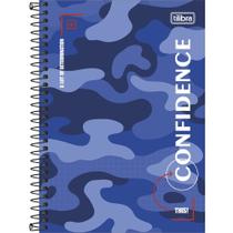 Caderno Espiral Capa Dura Hide 192 Folhas 12 Matérias