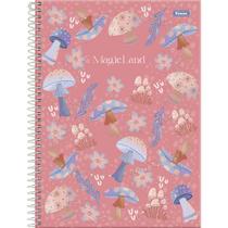 Caderno Espiral Capa Dura Magic Land 80 Folhas Foroni