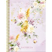 Caderno Espiral Capa Dura Natureza 80 Folhas Foroni