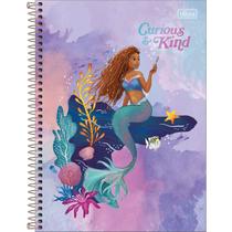 Caderno Espiral Capa Dura Pequena Sereia 80 Folhas Tilibra