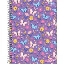 Caderno Espiral Capa Dura Pequeno 200 Folhas Feminino