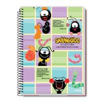 Caderno Espiral Capa Dura Smilingüido' 1 Matéria 80F Escolar