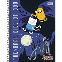 Caderno Espiral Capa Dura Universitário 1 Matéria 96 Folhas Adventure Time Capa 01 - Tilibra Caderno Espiral Capa Dura Universitário 1 Matéria 96 Folhas Adventure Time Capa 01 - Tilibra