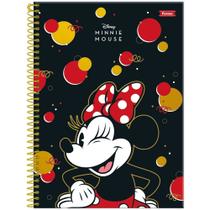 Caderno Espiral Capa Dura Universitário 1 Matéria Disney Minnie Mouse 80 Folhas FORONI