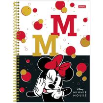 Caderno Espiral Capa Dura Universitário 1 Matéria Disney Minnie Mouse 80 Folhas FORONI