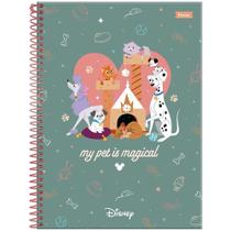 Caderno Espiral Capa Dura Universitário 1 Matéria Disney Pets 80 Folhas FORONI Caderno Espiral Capa Dura Universitário 1 Matéria Disney Pets 80 Folhas FORONI