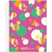 Caderno Espiral Capa Dura Universitário 1 Matéria Mickey Arts 80 Folhas JANDAIA