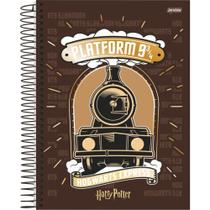 Caderno Espiral Capa Dura Universitário 10 Matérias (200 Folhas) Jandaia Harry Potter