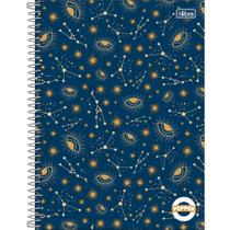 Caderno Espiral Capa Dura Universitário 10 Matérias Pepper Feminino 160 Folhas