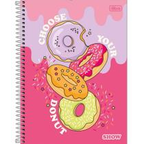 Caderno Espiral Capa Dura Universitário 10 Matérias Show Feminino 160 Folhas TILIBRA Caderno Espiral Capa Dura Universitário 10 Matérias Show Feminino 160 Folhas TILIBRA