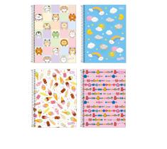 Caderno Espiral Capa Dura Universitário 10 Matérias Spice Feminino 160fls- Tilibra