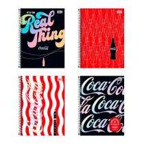 Caderno espiral capa dura universitário 10x1 160 folhas Coca-Cola - Tilibra Caderno espiral capa dura universitário 10x1 160 folhas Coca-Cola - Tilibra