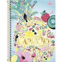 Caderno Espiral Capa Dura Universitário 12 Matéria 240 Folhas Capricho Capa 06 - Tilibra